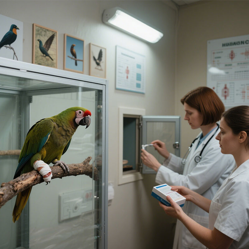 Avian ICU Innovation – Vogelintensivstation für spezialisierte Papageienpflege04