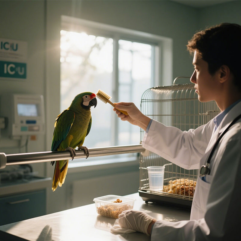 Avian ICU Innovation – Vogelintensivstation für spezialisierte Papageienpflege 03